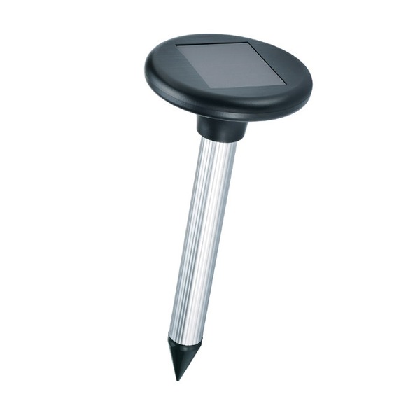 【おすすめ・人気】モグラ撃退器 DX 約直径15×高さ34.3cm ソーラー充電タイプ 薬剤不使用 音波振動 ガ..