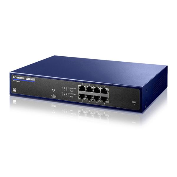 IEEE802.3at(Type2)対応8ポートPoEスイッチBSH-GP08MB