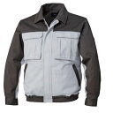 【送料無料】KU91920 空調服 R 綿厚手 脇下マチ付き 服のみ シルバー×ダークグレー L おすすめ 人気 安い 激安 格安 おしゃれ 誕生日 プレゼント...