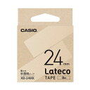 【送料無料】カシオ ラテコ 詰替用テープ 24mm×8m 半透明/黒文字 XB-24MX 1セット(5個) おすすめ 人気 安い 激安 格安 おしゃれ 誕生日 ...