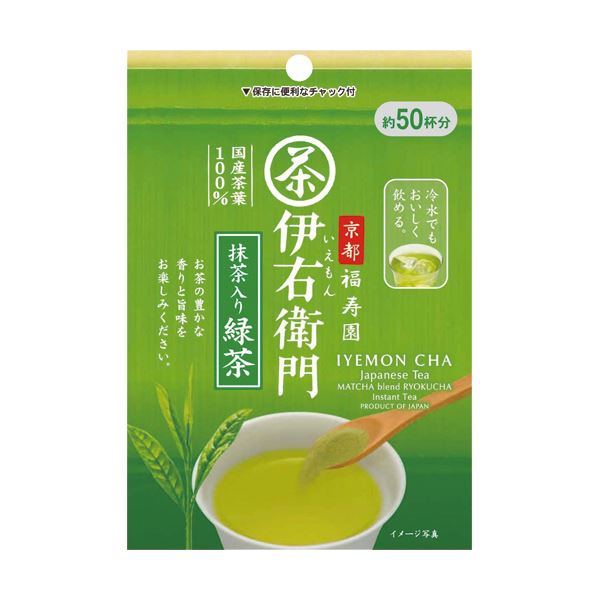 【送料無料】(まとめ) 宇治の露製茶 伊右衛門抹茶入インスタント緑茶 40g 1パック[×10セット]　おすすめ 人気 安い 激安 格安 おしゃれ 誕生日 プレゼント ギフト 引越し 新生活