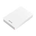 【送料無料】バッファロー MiniStation USB3.1(Gen1) 対応 耐衝撃ポータブルHDD 2TB ホワイト HD-PGF2.0U3-BWHA 1...