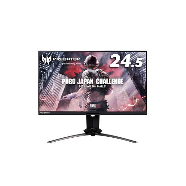 おすすめ 人気Acer Predator 24.5型ワイド液晶ディスプレイ X25bmiiprzx（IPS/非光沢/1920×1080/フルHD/16：9/400cd/1ms/DisplayPort/HDMI/USB3.2ポート×3、USB2.0ポート×1） X25bmiiprzx安い 激安 格安