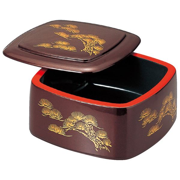 【おすすめ・人気】寿司桶/すし桶 【溜パール松(内黒) セット A】 160mm×160mm×100mm 日本製 『三味胴..