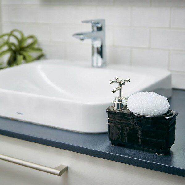 【おすすめ・人気】ソープディスペンサー bathroom sink(バスルームシンク) ブラック 安い 激安 格安 おしゃれ 誕生日 プレゼント ギフト 引越し 新生活 ホワイトデー