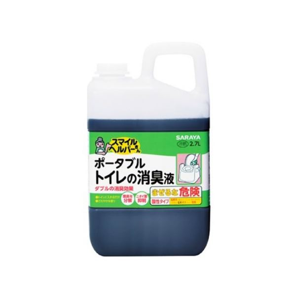 【おすすめ・人気】スマイルヘルパーさん ポータブルトイレの消臭液 大容量タイプ 2700ml|安い 激安 格安