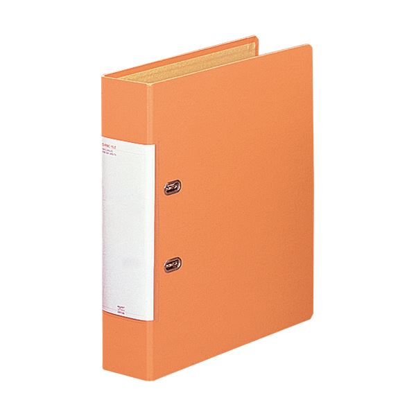 【送料無料】(まとめ) リヒトラブ リクエストD型リングファイル A4タテ 2穴 500枚収容 50mmとじ 背幅69mm 橙 G2250-41セット(10冊)...