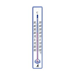 【送料無料】(まとめ) シンワ 寒暖計 25cm ブルー48356 1個[×10セット]　おすすめ 人気 安い 激安 格安 おしゃれ 誕生日 プレゼント ギフト 引越し 新生活