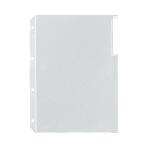 【送料無料】(まとめ) プラス クリアーホルダー 見出紙付A4タテ 4穴 クリアー FL-154HO 1セット(10枚) ..