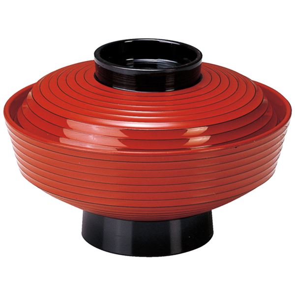 【おすすめ・人気】5.5寸 直筋カツ丼/どんぶり鉢 【朱研出し内朱 TA】 直径166×高さ108(79)mm 日本製 ..