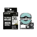 【送料無料】(まとめ) キングジム テプラ PRO テープカートリッジ しっかり貼れてはがせるラベル 36mm 白/黒文字 SS36KEW-AL 1個[×5セッ...