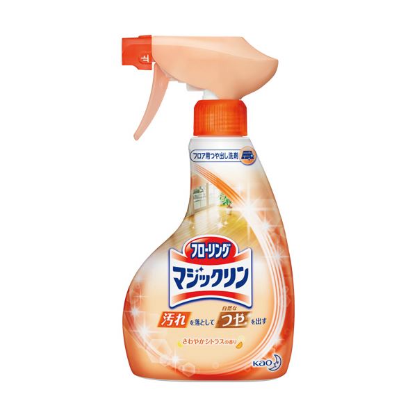 【おすすめ・人気】（まとめ）花王 フローリングマジックリンつや出しスプレー 本体 400ml 1本【×10セット】|安い 激安 格安