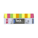 【送料無料】(まとめ) コクヨ タックメモ(蛍光色タイプ) 付箋・超ミニサイズ・スリムタイプ 25×7.2mm 4色ミックス メ-1397 1セット(100冊:...