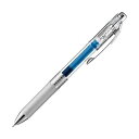 【送料無料】(まとめ) ぺんてる ゲルインクボールペン ノック式エナージェル インフリー 0.5mm ブルー(軸色:クリア) BLN75TL-C 1セット(10...