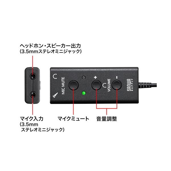 【送料無料】サンワサプライ USBオーディオ変換アダプタ(TypeC) MM-ADUSBTC1 1個　おすすめ 人気 安い 激安 格安 おしゃれ 誕生日 プレゼント ギフト 引越し 新生活 ホワイトデー