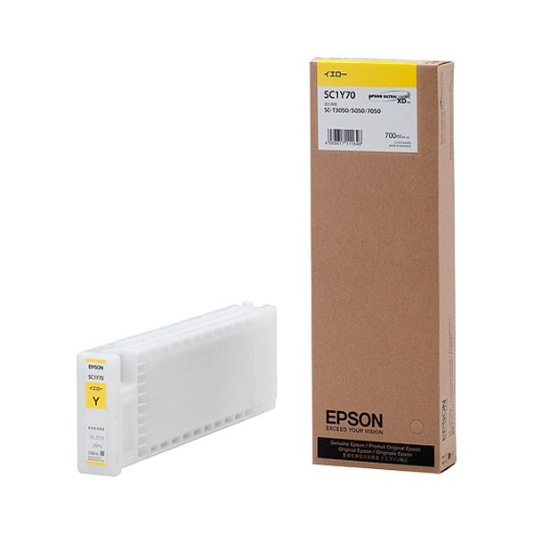 【送料無料】(まとめ) エプソン EPSON インクカートリッジ イエロー 700ml SC1Y70 1個[×10セット]　おすすめ 人気 安い 激安 格安 おしゃれ 誕生日 プレゼント ギフト 引越し 新生活 ホワイトデー