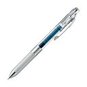 【送料無料】(まとめ) ぺんてる ゲルインクボールペン ノック式エナージェル インフリー 0.4mm ブルー ブラック(軸色:クリア) BLN74TL-CA 1...