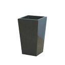 【送料無料】大和プラスチック ファイバーグラスシリーズ スクエアポット L型 メタリックグレー L-25型(底穴なし) おすすめ 人気 安い 激安 格安 おしゃ...
