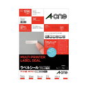 【送料無料】(まとめ) エーワン ラベルシール(プリンター兼用) マット紙・ホワイト A4 125面 35×8mm 四辺余白付 角丸 72125 1冊(10シー...