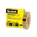 【送料無料】3M スコッチ 透明両面テープ ライナーなし 小巻 12mm×30m 665-1-12 1セット(10巻) おすすめ 人気 安い 激安 格安 おしゃ...