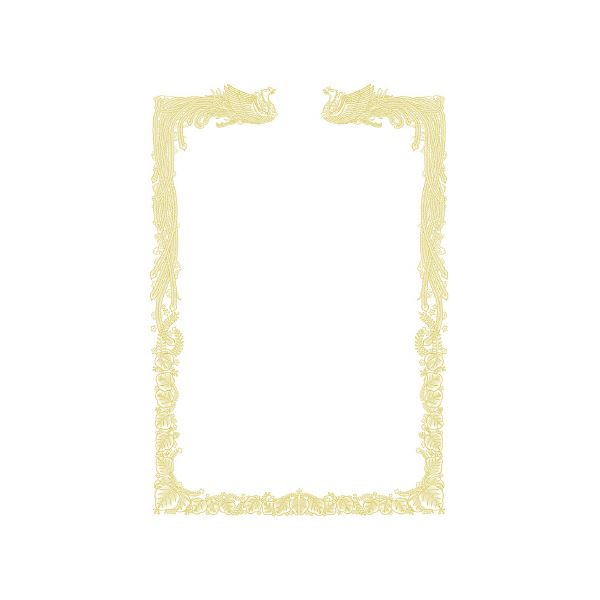 【おすすめ・人気】（まとめ）タカ印 賞状用紙 10-1461 A4横WH百枚【×5セット】|安い 激安 格安