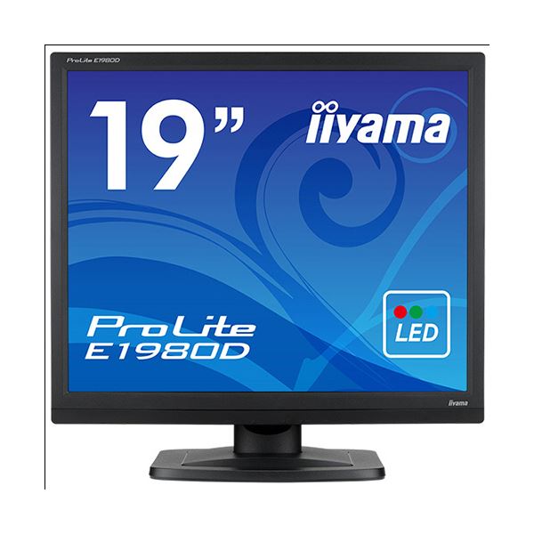 【送料無料】iiyama ProLite19型スクエア液晶ディスプレイ ブラック E1980D-B1 1台 おすすめ 人気 安い 激安 格安 おしゃれ 誕生日 プレゼント ギフト 引越し 新生活 ホワイトデー