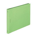 【送料無料】(まとめ) ライオン事務器 フラットファイル(環境) 樹脂押え具 B5ヨコ 150枚収容 背幅18mm 緑 A-529KB5E 1冊[×100セット...