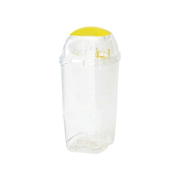 【送料無料】積水テクノ成型 透明エコダスター(本体・フタセット) #60 カン用 イエロー TPDR6Y 1個 おすすめ 人気 安い 激安 格安 おしゃれ 誕生日 プレゼント ギフト 引越し 新生活 ホワイトデー