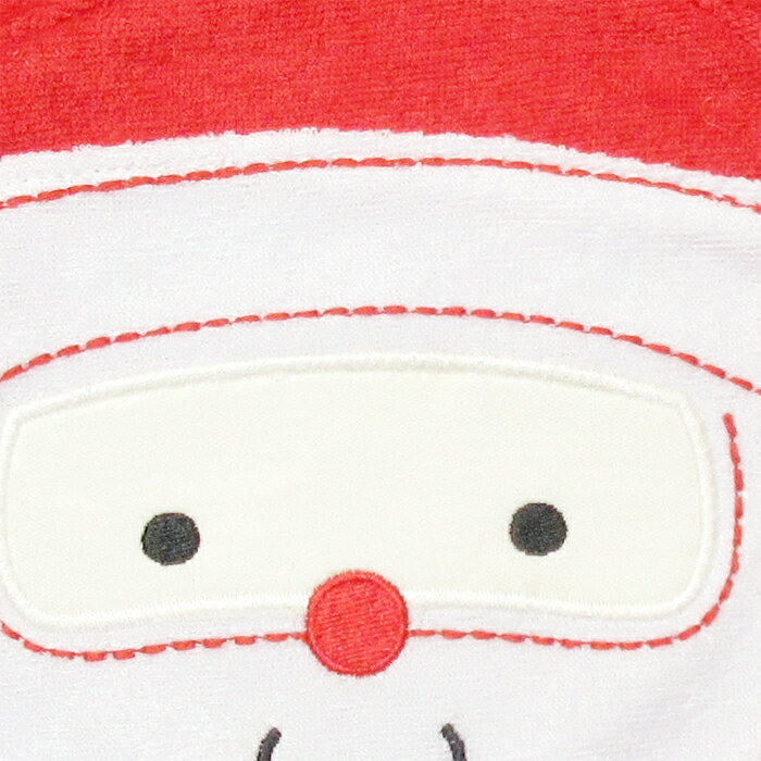 カーターズ Carter's　クリスマス X'mas サンタクロースの形 スタイ よだれかけ スナップボタン留め 赤白