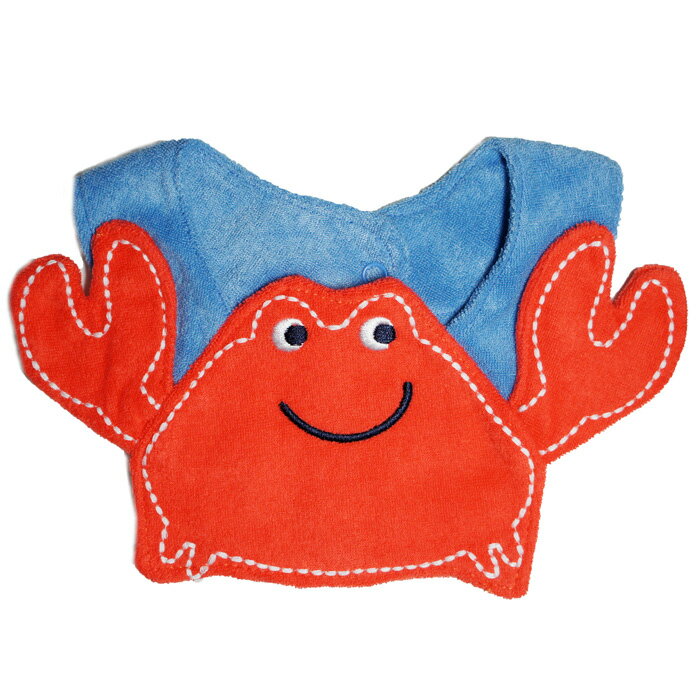 スタイ よだれかけ カニ カーターズ かにさんの形 蟹 赤ちゃん ベビー服 Carter's オレンジ 青 カーターズ スタイ ビブ エプロン ベビー用 お出か...