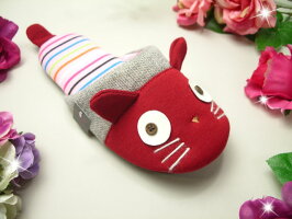 スリッパレディースかわいいおしゃれねこ来客用ルームシューズ軽量猫好き室内履き猫雑貨ねこグッズネコグッズ猫グッズキャット薔薇雑貨のおしゃれ姫