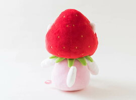 ぬいぐるみ猫いちごコスチューム白猫Mサイズフルーツ猫choochoo本舗チューチュー本舗ねこネコグッズ猫雑貨