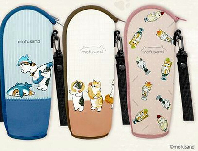 やわらかいボンディング生地 可愛いネコのソフトボトルケース ボトルホルダー 猫 雑貨 グッズ 猫柄 ペットボトル ケース ホルダー ネコ柄 もふさんど ボンディング生地 500ml 保冷保温 小物 ねこ ネコ レディース かわいい おしゃれ 猫雑貨 猫グッズ ギフト包装無料 正規店