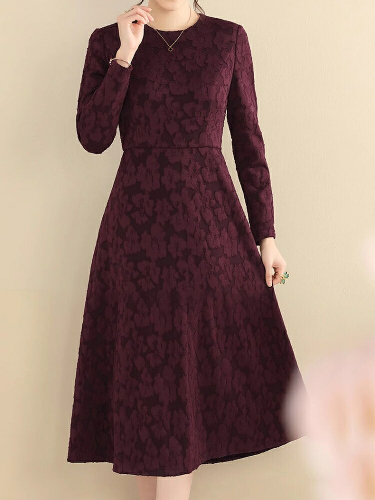 結婚式 親族 フォーマルドレス 50代 60代 ぽっちゃり ドレス 服 ワンピース 袖あり 秋 冬 40代 母親 フォーマルワンピース ミセス 大人 パーティードレス 大きいサイズ シニア 祖母 お呼ばれ フォーマル 顔合わせ お宮参り 七五三 花柄 ゲストドレス 披露宴 aライン 長袖
