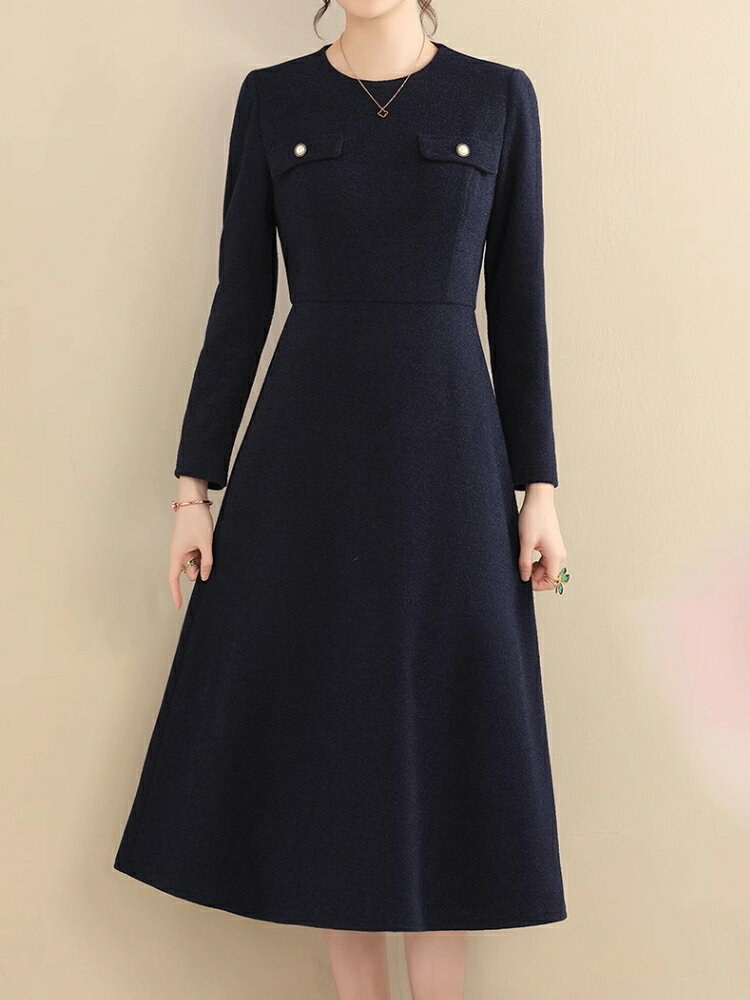 結婚式 親族 フォーマルドレス 50代 60代 ぽっちゃり ドレス 服 ワンピース 袖あり 秋 冬 40代 母親 フォーマルワンピース ミセス 大人 パーティードレス 大きいサイズ シニア 祖母 お呼ばれ フォーマル 顔合わせ お宮参り 七五三 紺 ゲストドレス 披露宴 aライン 長袖