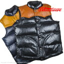 デラックスウエア（DELUXEWARE)レザーダウンベスト HORSE LEATHER DOWN VEST D-24