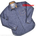 デラックスウエア（DELUXEWARE)デニムシャツ 40s DENIM SHIRT 7640