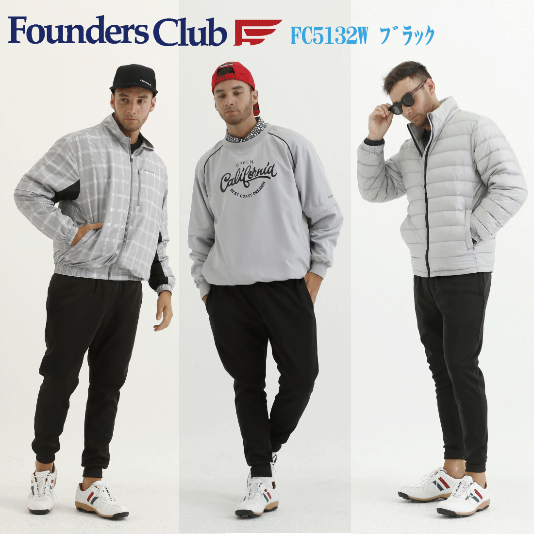 ゴルフウェア メンズ 裏フリース ボンディング パンツ 防寒 FC5132W おしゃれ FoundersClub ファウンダースクラブ ファンダース 2020年秋冬モデル あす楽対応