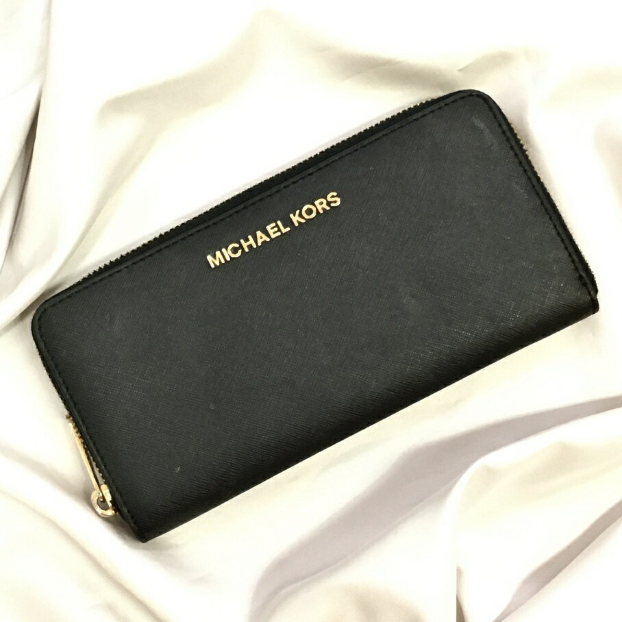 MICHAEL KORS マイケルコース ラウンドファスナーロゴ金具長財布