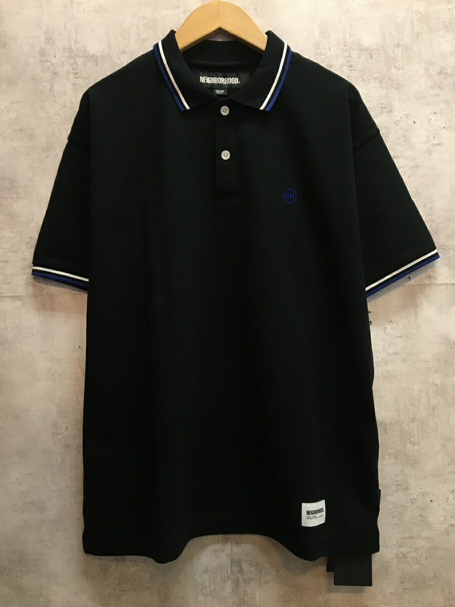 【送料無料】NEIGHBORHOOD CLASSIC POLO SHIRT SS ネイバーフッド ポロシャツ 23ss 231UWNH-CSM01 BLACK【中古】【004】