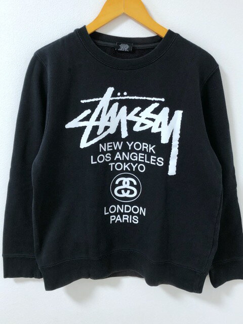 STUSSY（ステューシー）USA製　ワールドツアー　クルーネック　スェット　トレーナー