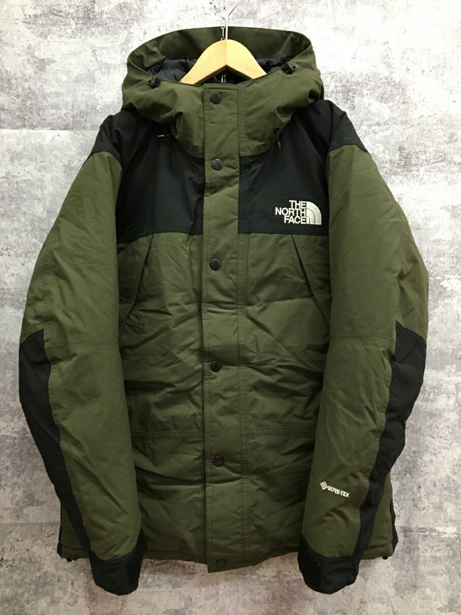 【送料無料】THE NORTH FACE MOUNTAIN DOWN JACKET ノースフェイス マウンテンダウンジャケット ニュートープ【中古】【004】