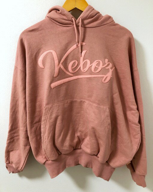 【送料無料】keboz（ケボズ）ビッグロゴ　プルオーバー　パーカー【中古】【007】