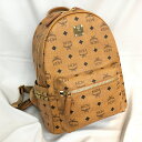 【送料無料】MCM エム シー エム ロゴ スタッズ リュック バックパック MMK6【中古】【004】