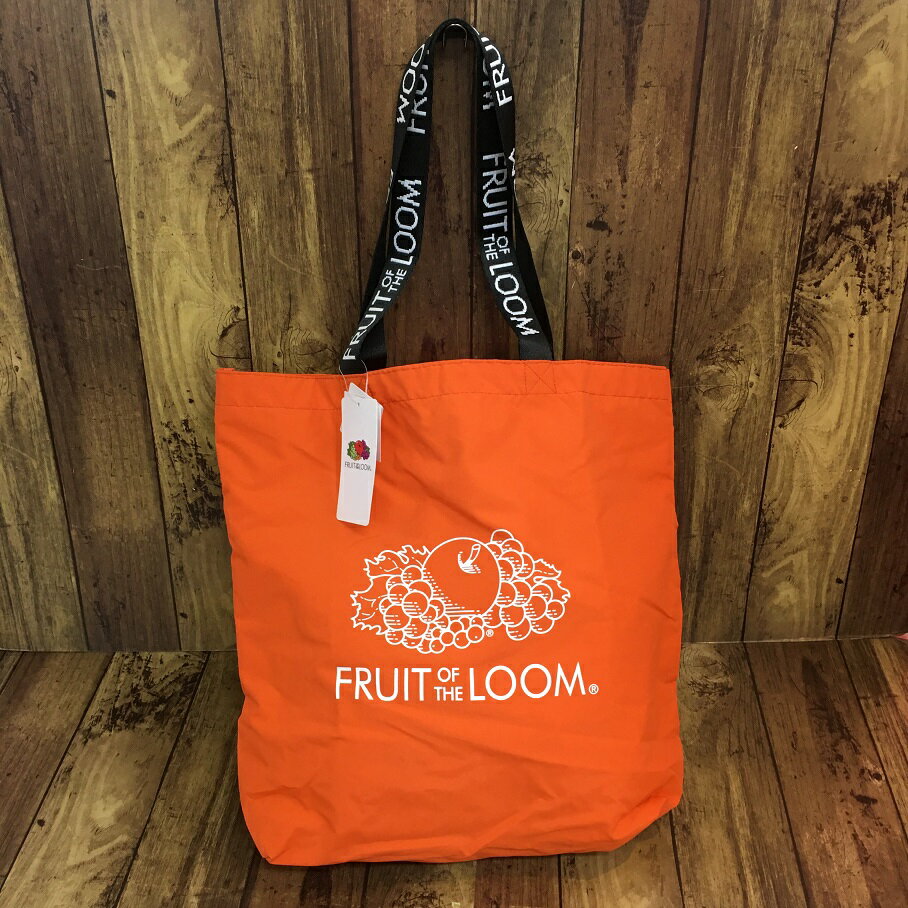 FRUIT OF THE ROOM フルーツオブザルーム 果汁グミ トートバッグ エコバッグ 折りたたみ オレンジ【中古】【004】