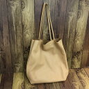【送料無料】SLOW × Luis 2WAY トート バッグ レザー 革 ベージュ コラボ【中古】【004】