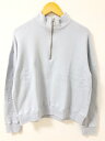 LIDNM(リドム)L18SS-114 リングジップ スウェット ハーフジップ【中古】【007】