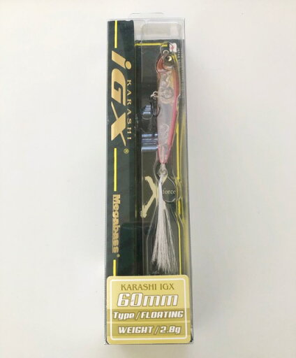 Megabass メガバス/KARASHI IGX 60F カラシ IGX 60F/GLX コットンワカサギ【中古】【007】 Megabass メガバス/KARASHI IGX 60F カラシ IGX 60F/GLX コットンワカサギ【中古】【007】
