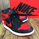 【送料無料】NIKE WMNS AIR JORDAN 1 RETRO HIGH OG SATIN BRED ナイキ ウィメンズ エア ジョーダン 1 レトロ ハイ オージー サテンブレッド【中古】【004】