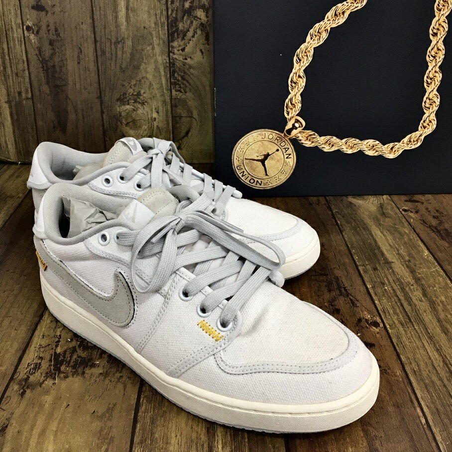 【送料無料】NIKE × UNION AIR JORDAN 1 KO LOW ナイキ ユニオン エア ジョーダン 1 ノックアウト ロー【中古】【004】